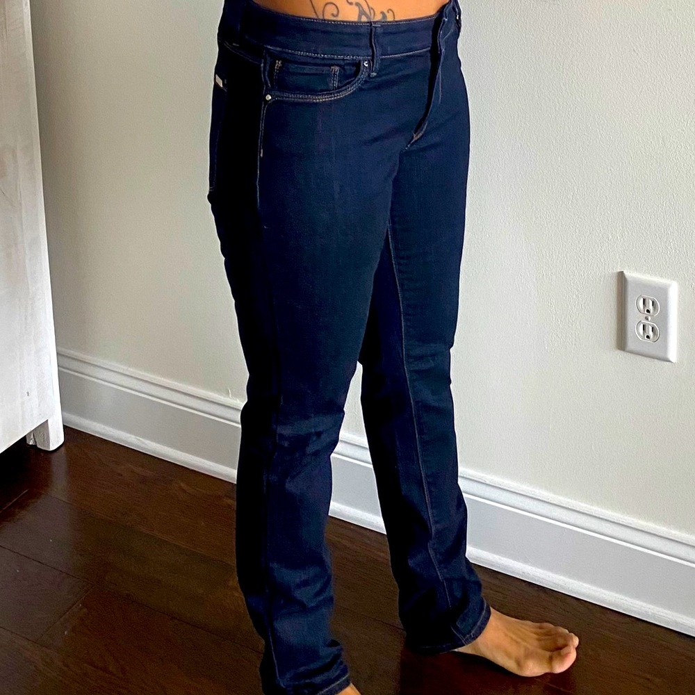 WHBM MID-RISE SLIM JEANS $20 OBO